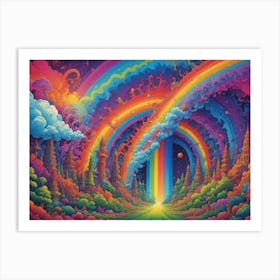 Rainbow In The Sky 2 Art Print