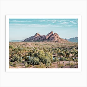 Papago Park Aerial View Art Print