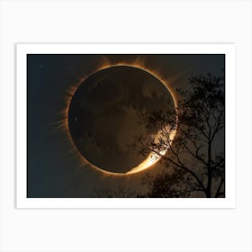 Eclipse Of The Moon Art Print