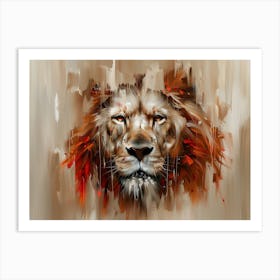 Lion Painting Art Print