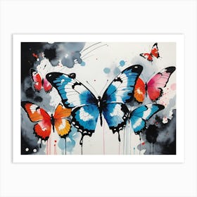 Butterfly Painting 99 Art Print