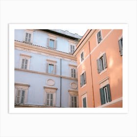 Trastevere In Lilac And Pink Art Print