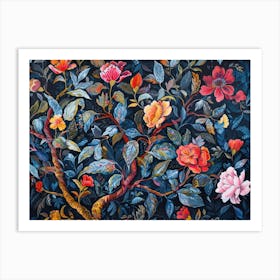 Contemporary Artwork Inspired By William Morris 11 Art Print