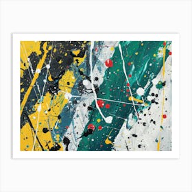 Splatter Painting 19 Art Print