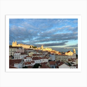 Sunset In Lisbon 2 Art Print