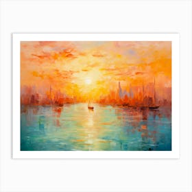 Monet Meets Manapunk Art Print