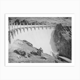 Owyhee Dam Which Impounds Water For The Vale Owyhee Irrigation Project, Malheur County, Oregon By Russell Lee Art Print