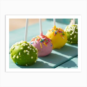 Cake Pops Art Print