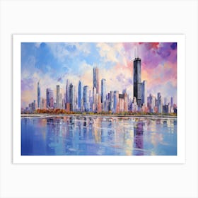 Chicago Skyline 9 Art Print