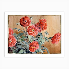 Dahlias (1915), Hannah Borger Overbeck Art Print