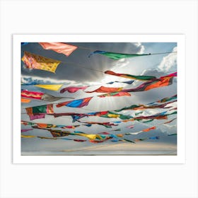 Prayer Flags Art Print