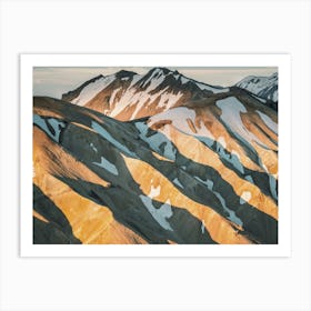 Steep Mountain Ridge Art Print