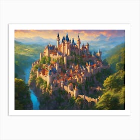 Fantasy Castle Art Print