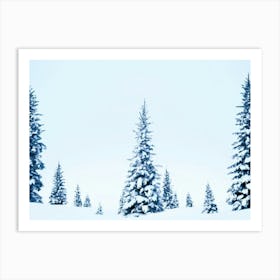 Christmas Tree On North Pole 1 Art Print