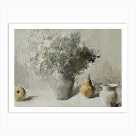 Still Life With Pears Art Print