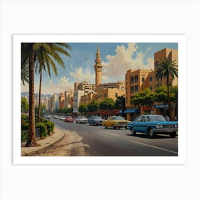 Beirut City 1  Art Print