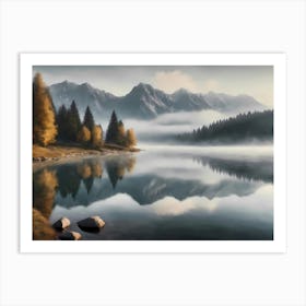 Beautiful Nature Landscape Art Print