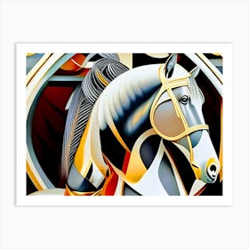 Abstract Horse Art Print