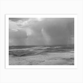 Rain Over New Mexico, From Capulin National Monument, Capulin, New Mexico By Russell Lee Art Print