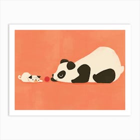 Pug and the Panda Art Print