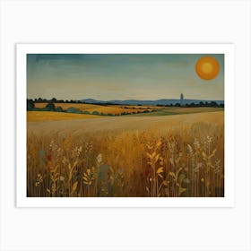 Field Of Wheat Art Print