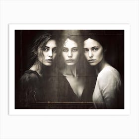 Three Women 3 Art Print