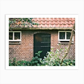 Door to a Farm House // The Netherlands Travel Photography Art Print