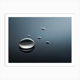 Water Drop Art Print