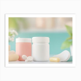 Medicine Spa Cremes Art Print