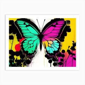 Butterfly Painting 102 Art Print