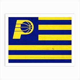 Indiana Pacers 3 Art Print