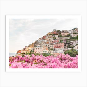 Pink Positano Art Print