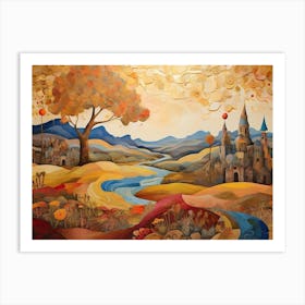 Autumn Landscape 7 Art Print