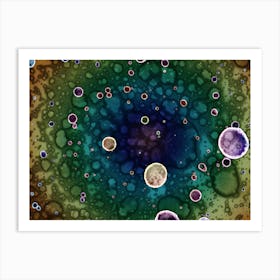 Abstract Aurora Borealis 1 Art Print