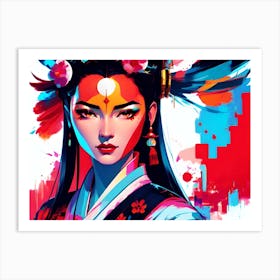 Chinese Woman 10 Art Print