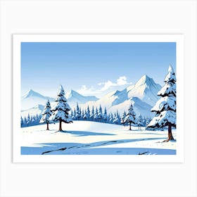 Winter Landscape 6 Art Print