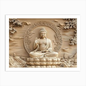 Buddha 18 Art Print