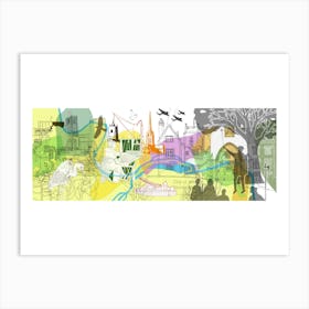 Norwich - City Of Stories Art Print