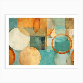 Abstract Circles 6 Art Print