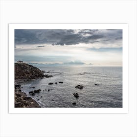 Coastal Landscape Of Italy Art Print