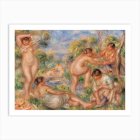 Bathing Group (1916), Pierre Auguste Renoir Art Print