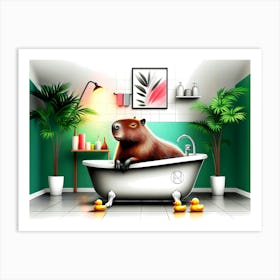 Bath Time Bliss Art Print