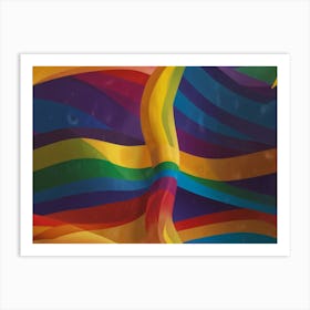 Rainbow Flag 1 Art Print