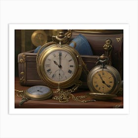 Pocket Watches Art Print