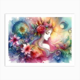 Dream Girl 5 Art Print