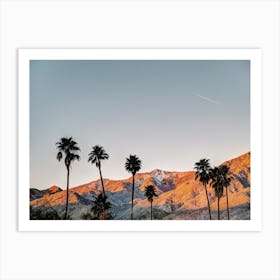 Palm Springs Mountains Art Print