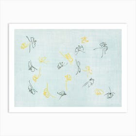 Abstract Butterfly , Cho Senshu 1 Art Print