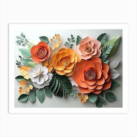 3d Floral Craft 3 Affiche