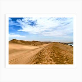 Sand Dunes In Swakopmund, Namibia (Africa Series) Art Print