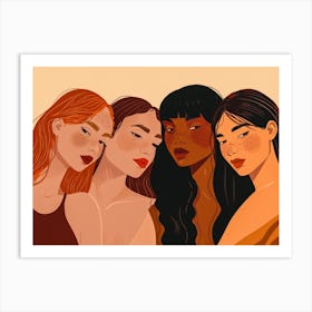 Group Of Women 12 Art Print